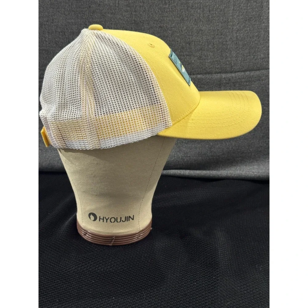 Gills N Game Trucker Cap Men's One Size Yellow Cotton Bluefin Tuna Patch Hat